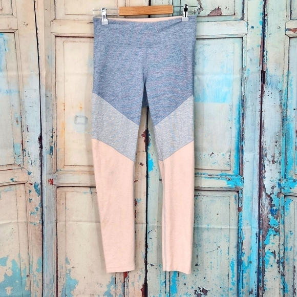 Outdoor Voices Pink Gray Springs Colorblock Leggings - Picture 2 of 5